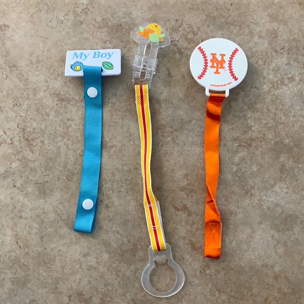 Pacifier holder and clip